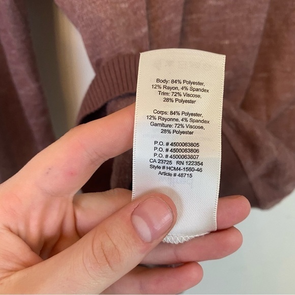 WILFRED wild berry lightweight Crewneck sweater - Picture 5 of 6